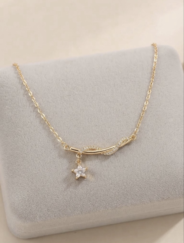 Collar Gargantilla Intertwined Star