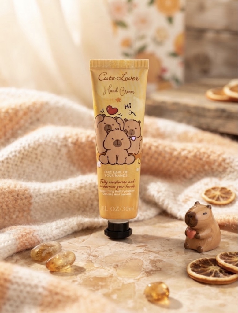 Crema de Manos Hidratante Cute Lover Capibara