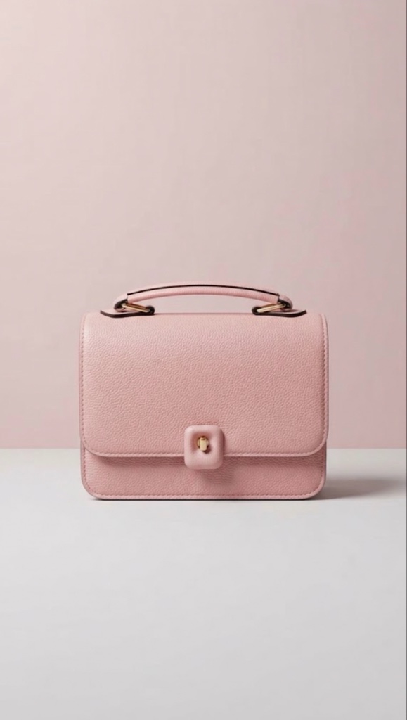 Cartera Bandolera Estructurada Urban Chic (Rosa Pastel)