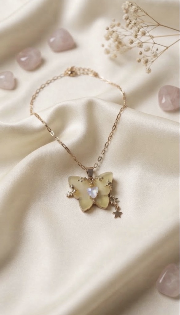 Collar Dije Mariposa Fantasy