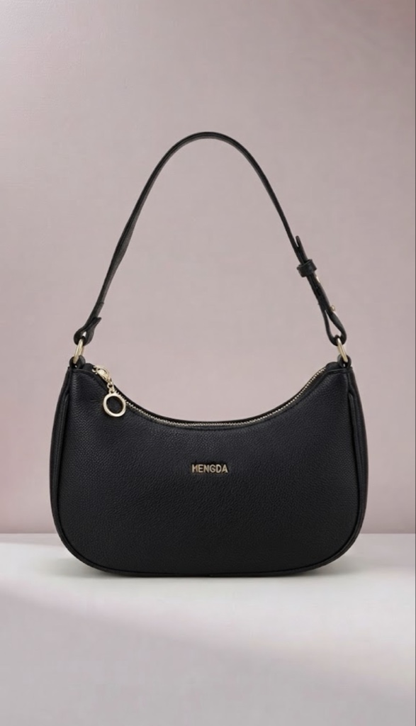 Cartera de Hombro Hobo Henda (Total Black)