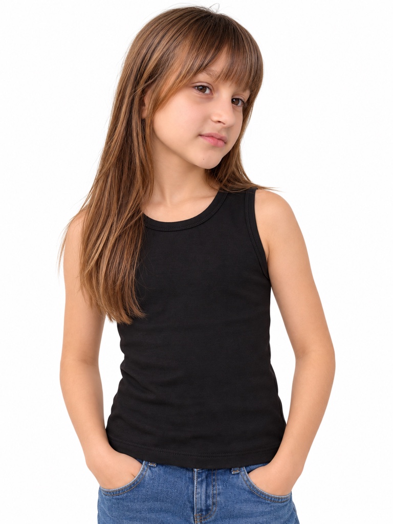 Regata preta em cotton