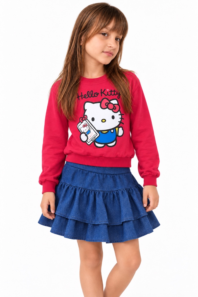 Conjunto moletom Hello Kitty - marinho