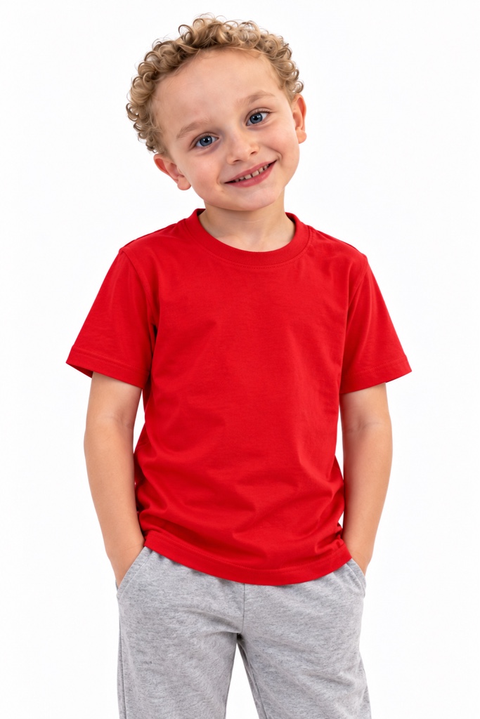 Camiseta vermelha -  infantil