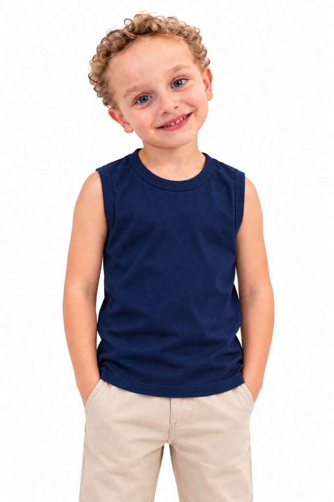 Regata azul marinho infantil