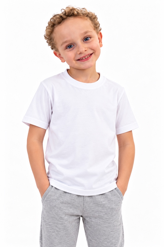 Camiseta branca - infantil