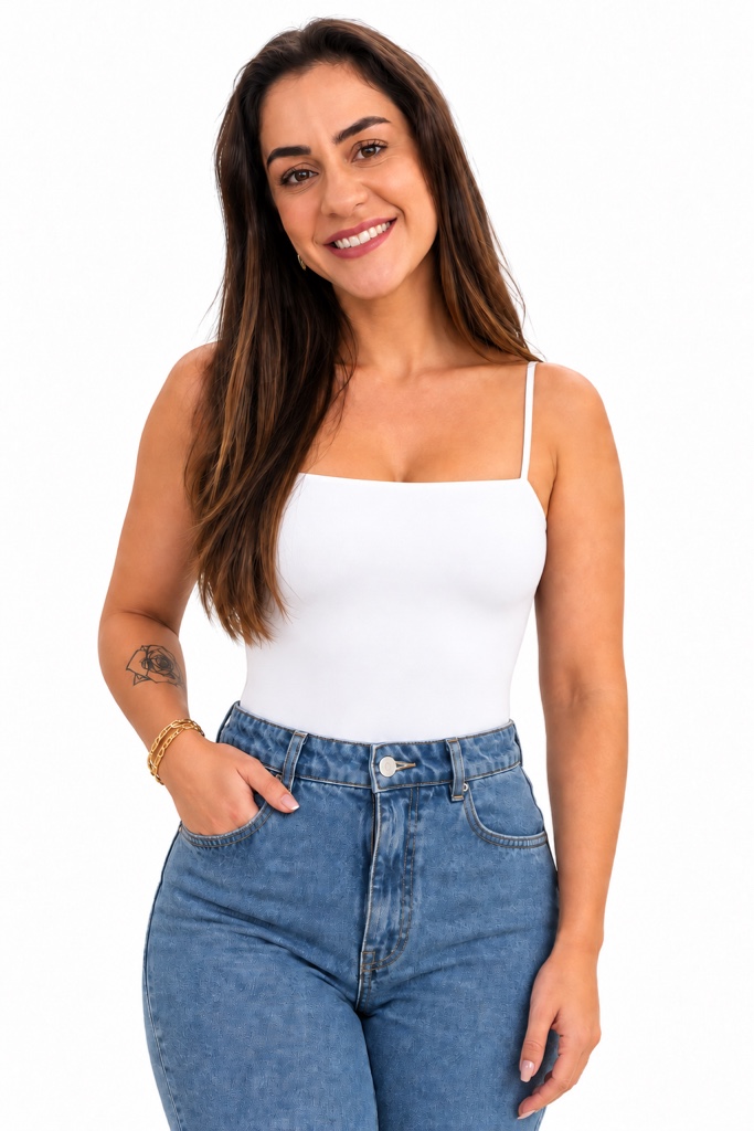 BODY ALCINHA - BRANCO