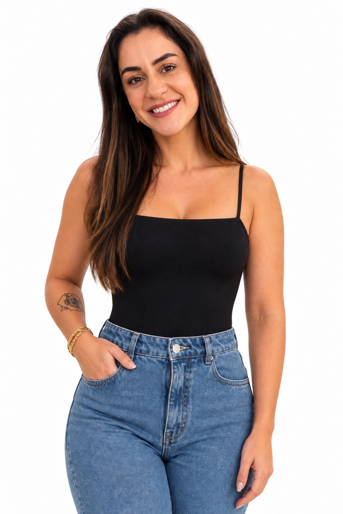 BODY ALCINHA - PRETO