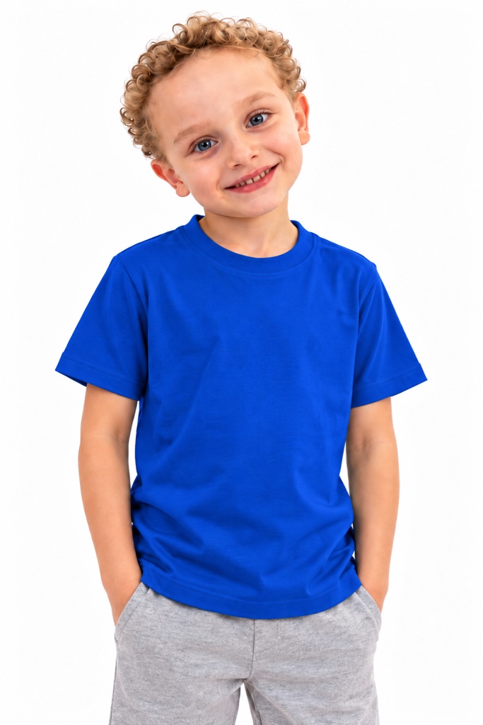 Camiseta azul bic infantil