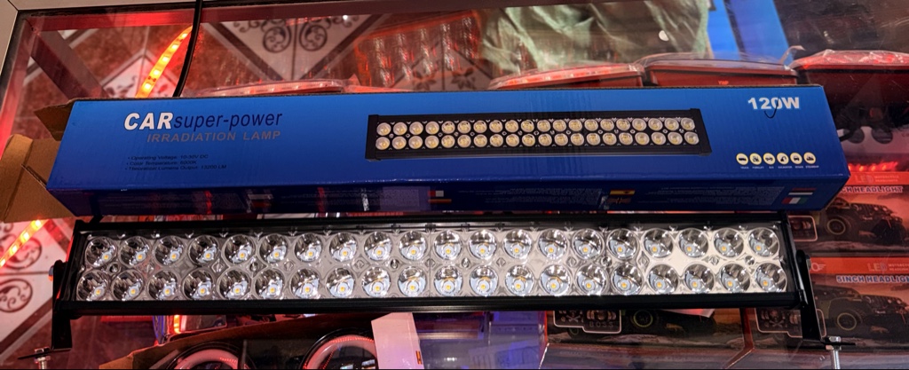 Barra led 22 pulgadas A/B.