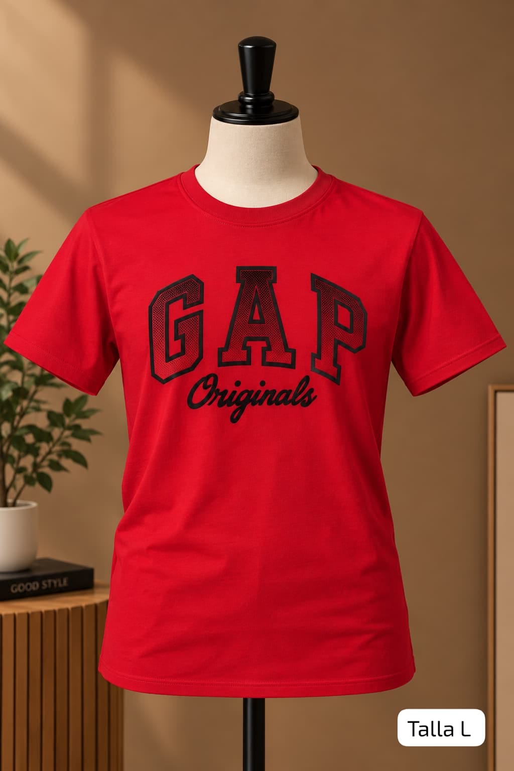 Camiseta GAP Originals roja talla L