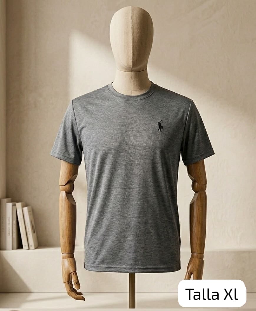 Camiseta gris Polo Ralph Lauren talla XL