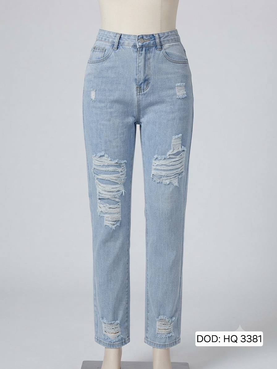 Jeans azul claro desgastado HQ 3381
