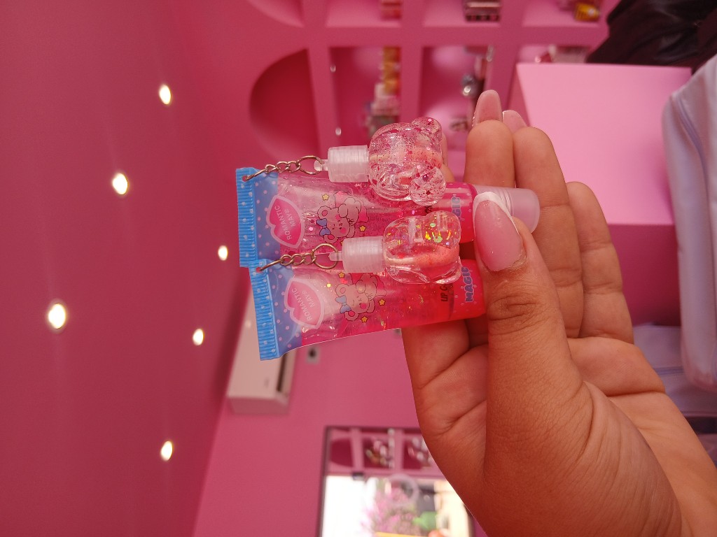 BRILLO LABIAL ESCARCHADO + MINI BRILLO CORAZON RF
