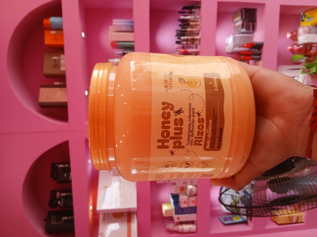 Bombonera Honey Plus para Rizos Menta Hair 2000 ml (Ref. 5981)