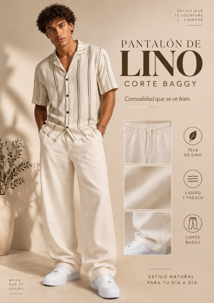 Pantalón Lino