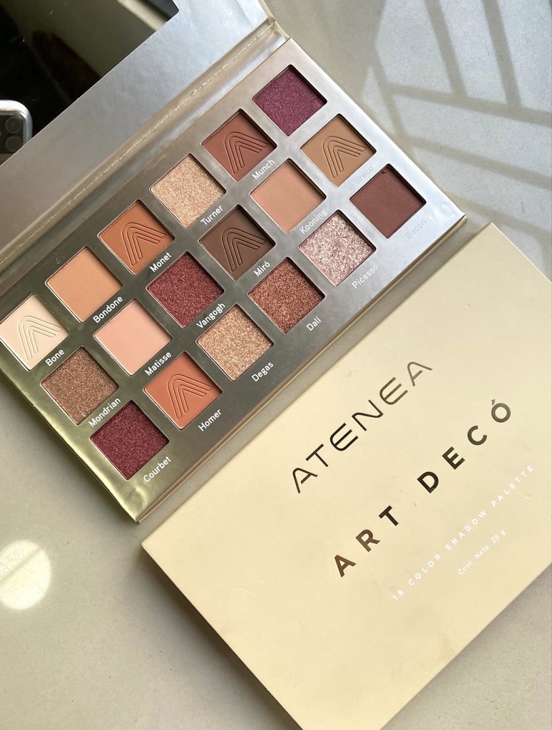 PALETA DE SOMBRAS 18 TONOS ART DECO