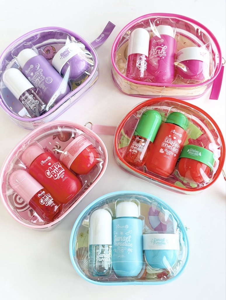 Kit mini cartuchera de gel de ducha- mantequilla- splash