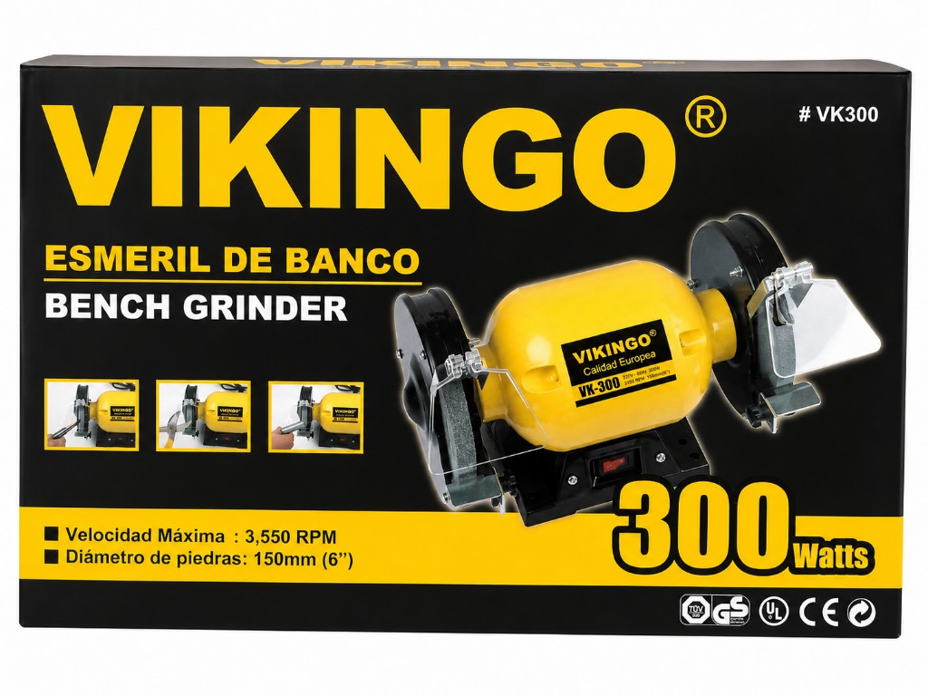 VIKINGO esmeril de banco 300W