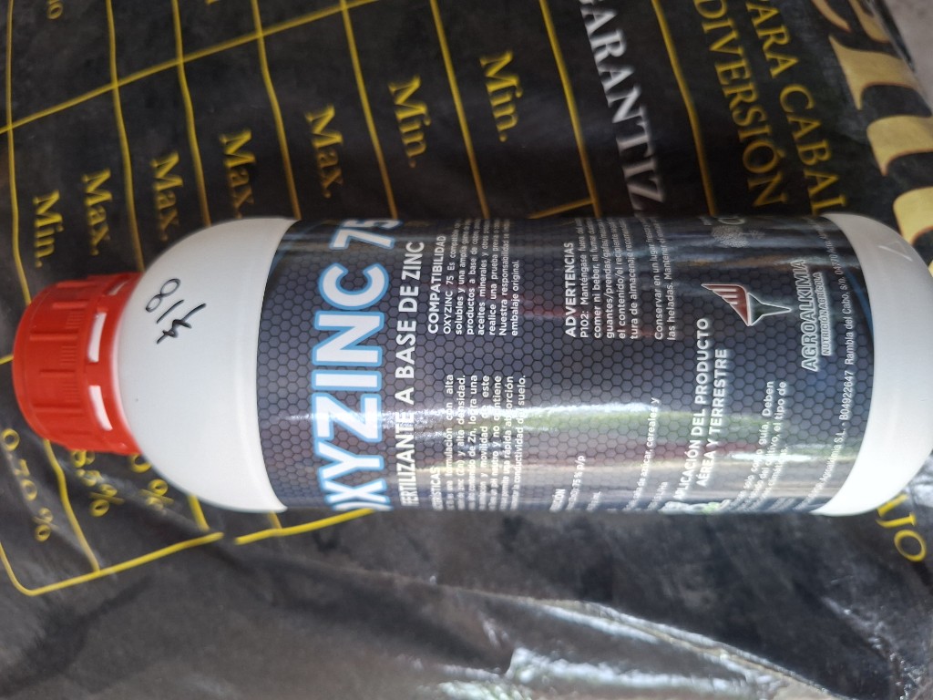 Oxyzinc 75 fertilizante zinc Lt