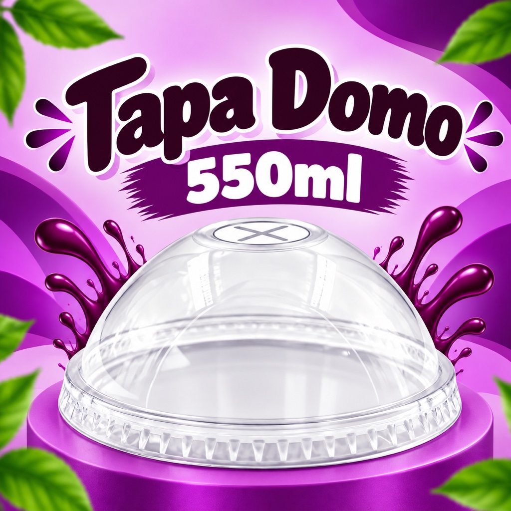 Tapa Domo 550ml 40un