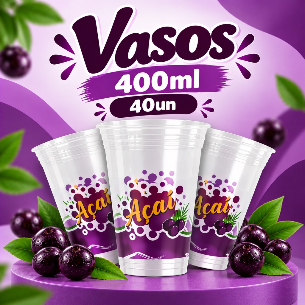 Vasos 400ml 41un