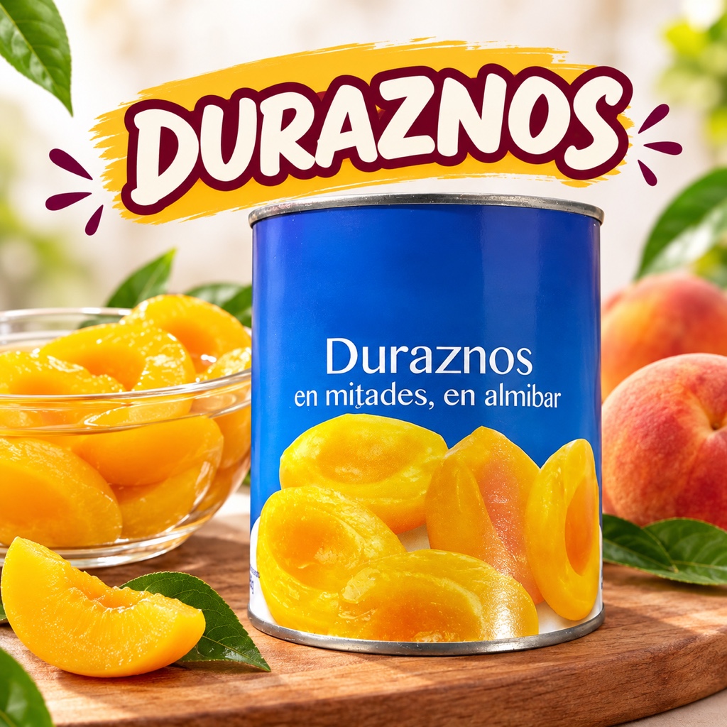 Duraznos en lata