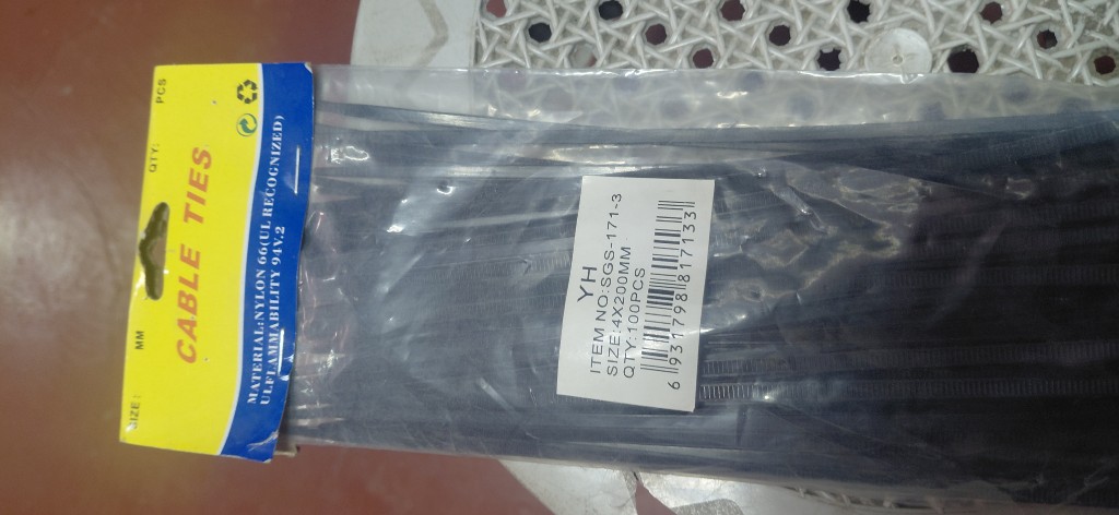 Abrazadera plastica 4x200mm