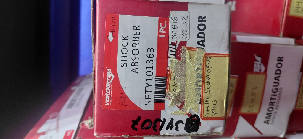 AMORTIGUADOR TRASERO; Marca YOKOMITSU;Modelo 02--04;Parte 341307; Tipo GAS; Carac:ESTRUCTURA