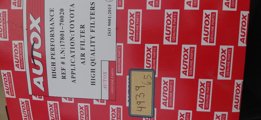 AUTOX filtro de aire Toyota CA4939