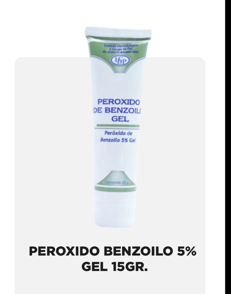 UB Peroxido Benzoilo 5% gel