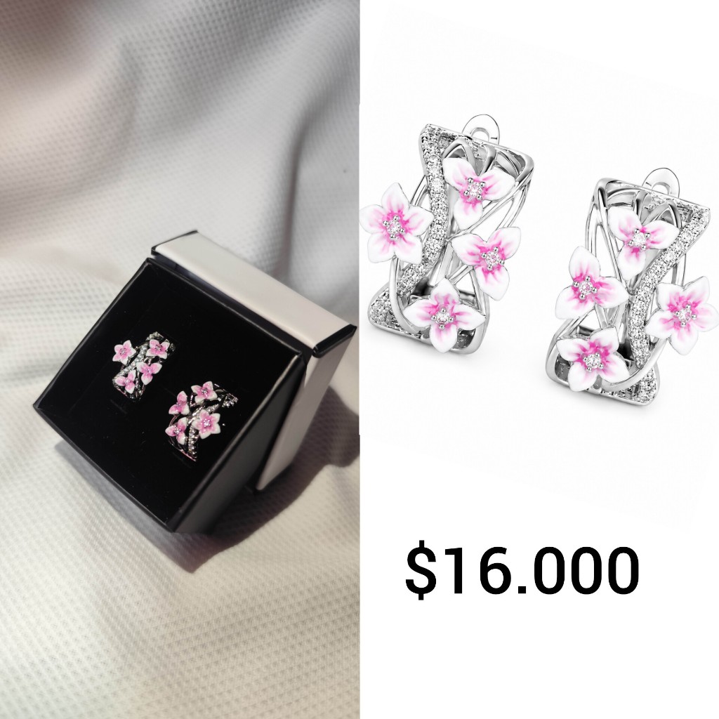 Flores rosadas y brillantes