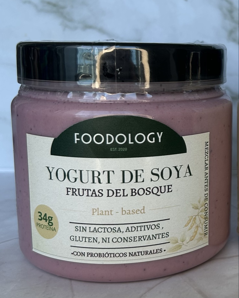 yogurt de soya de frutas del bosque (28oz)