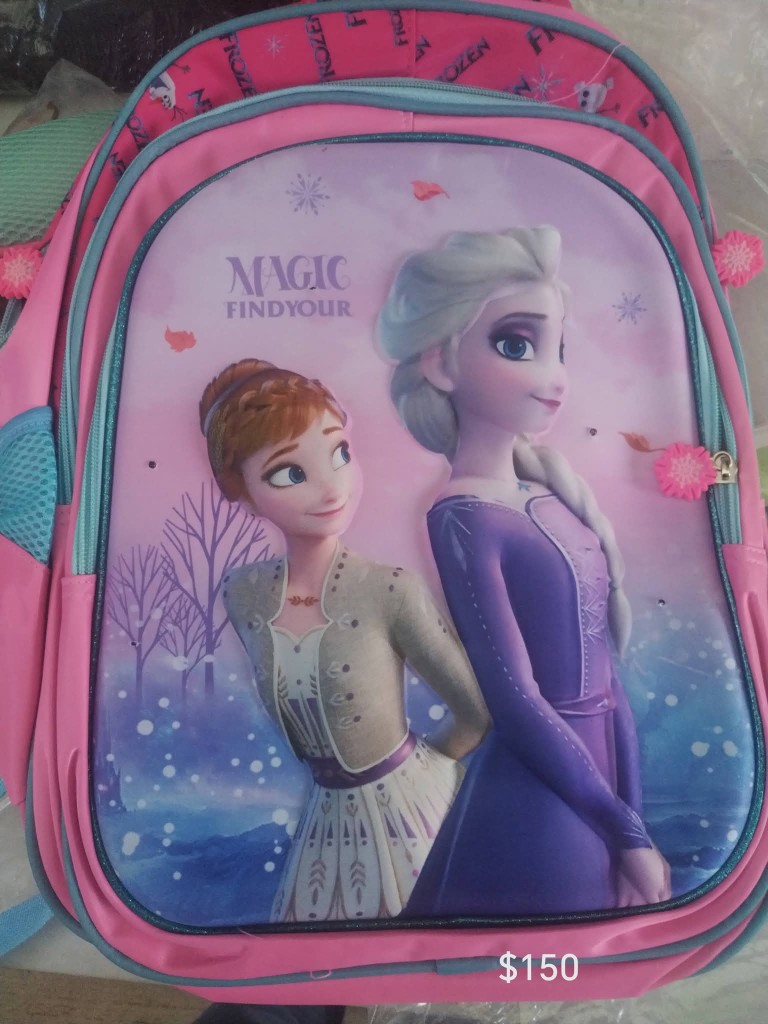 Mochila rosa Frozen