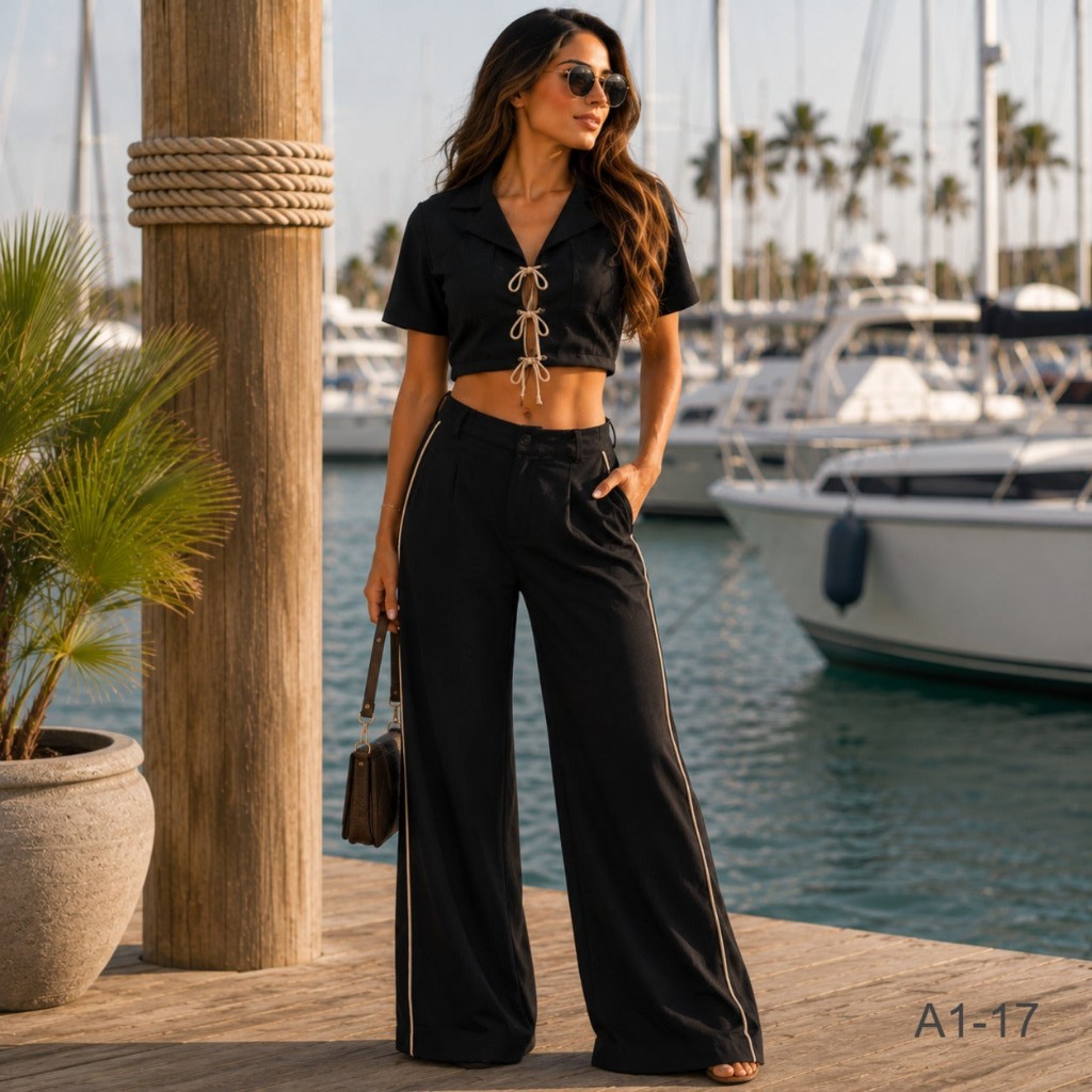 Conjunto En Burda lazos