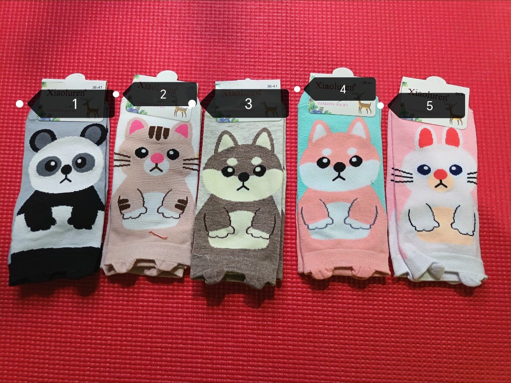 Soquetes gatito con orejas