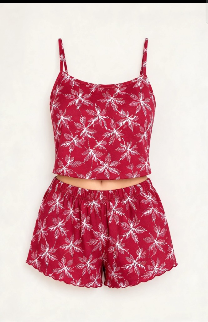 Pijama blusa corta