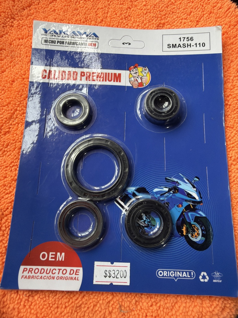 Juego de Retenes de motor 110 Smash YAKAWA