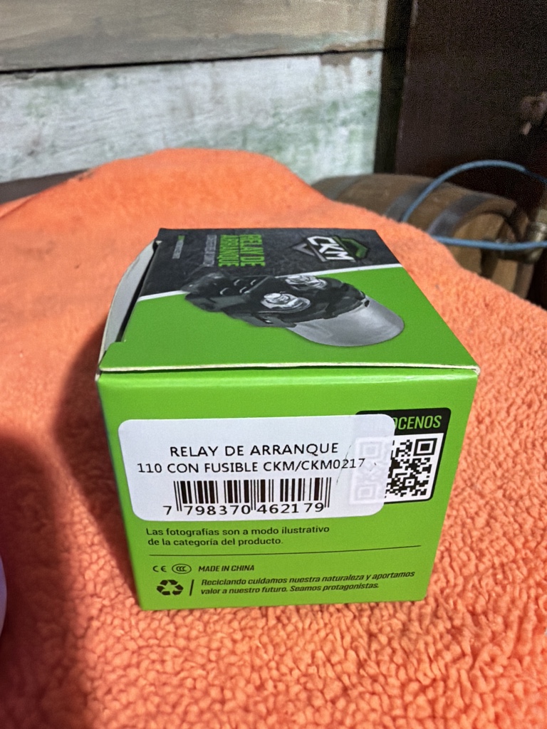 Relay de arranque c/fusible CKM