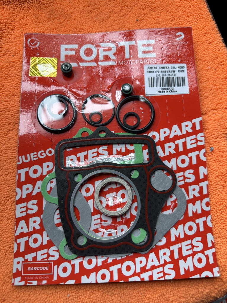 Junta Cabeza Cilindro 110 C/o’rings 52.5mm FORTE