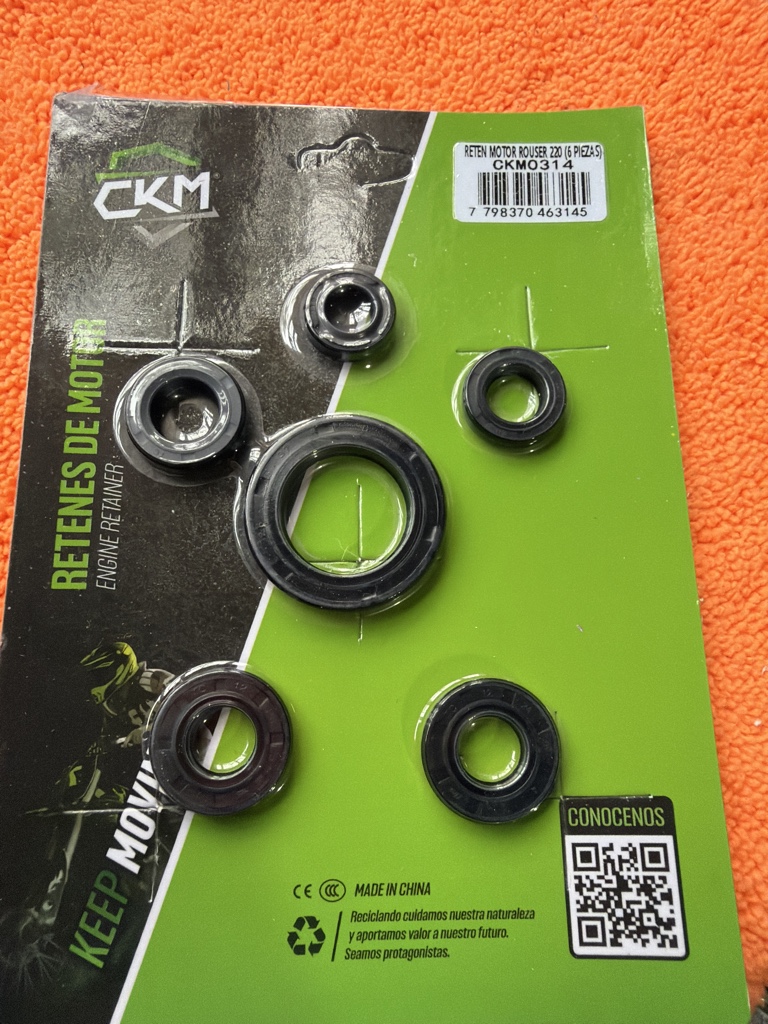 Retenes de motor Rouser 220