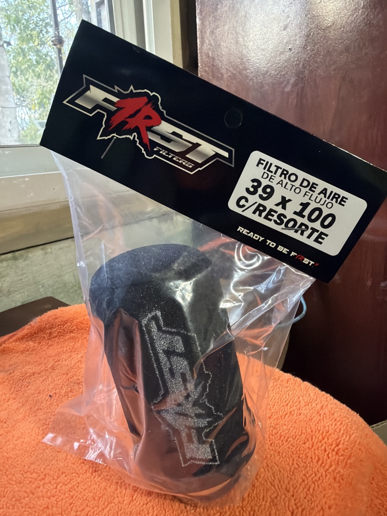 Filtro de aire alto flujo First 39x100