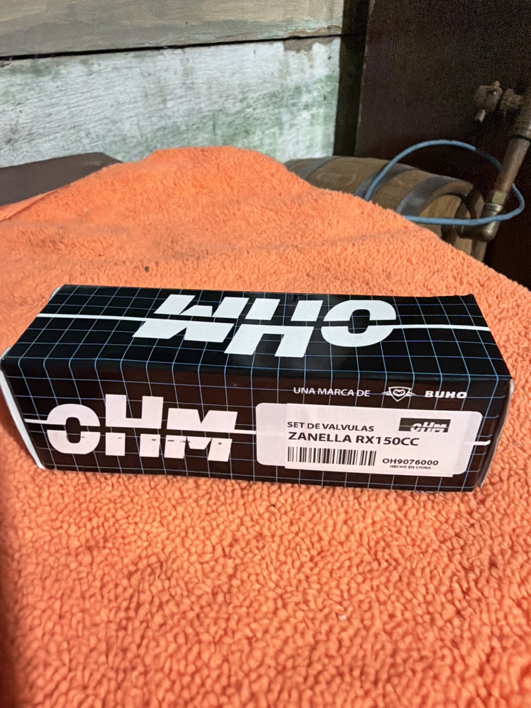 Válvulas Rx150 OHM
