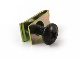 Tuerca M5 C/tornillo para plásticos