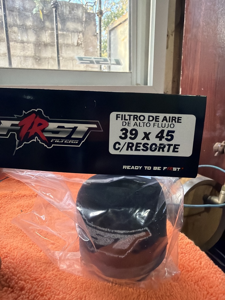 Filtro de aire alto flujo First 39x45 Xr 150 Xr 190 Cg 150