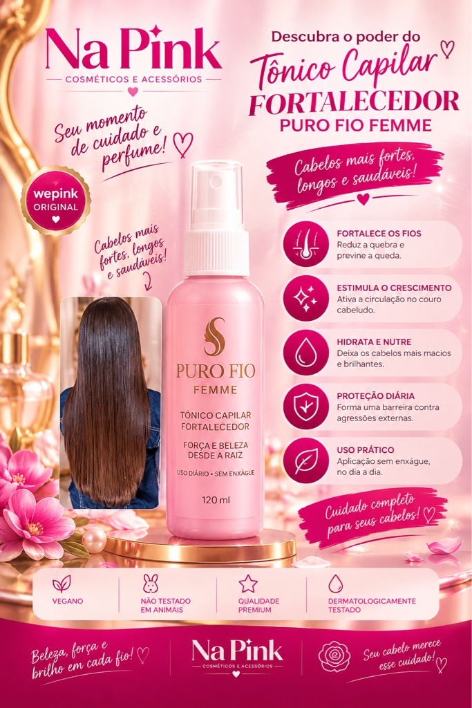 Puro Fio Famme Tônico Capilar 120ml