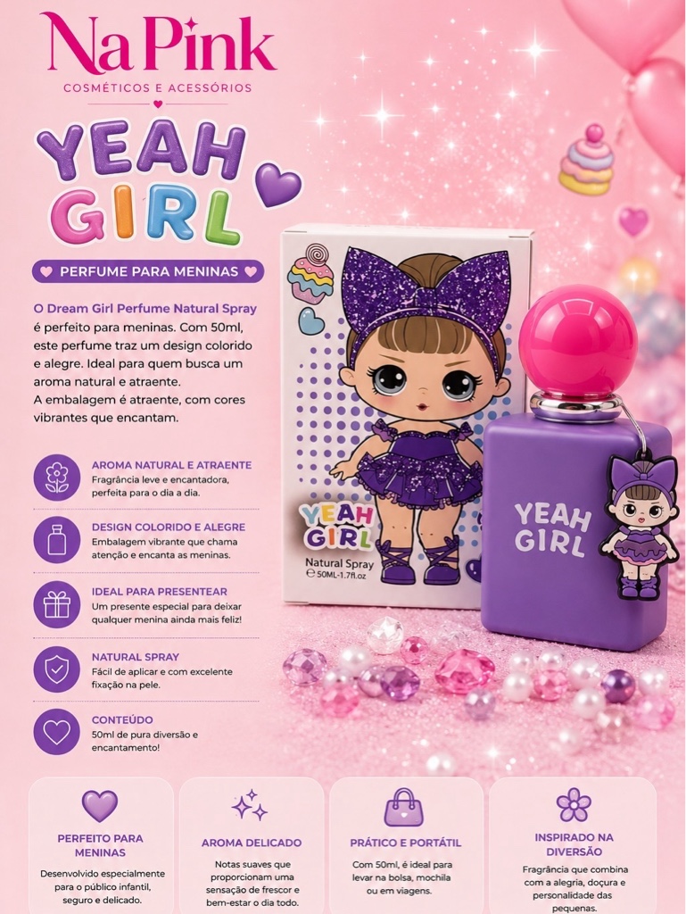 Yeah Girl perfume rosa