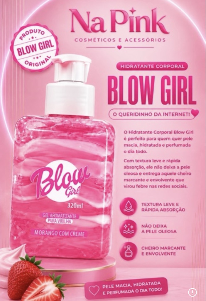 Blow Girl morango 320ml