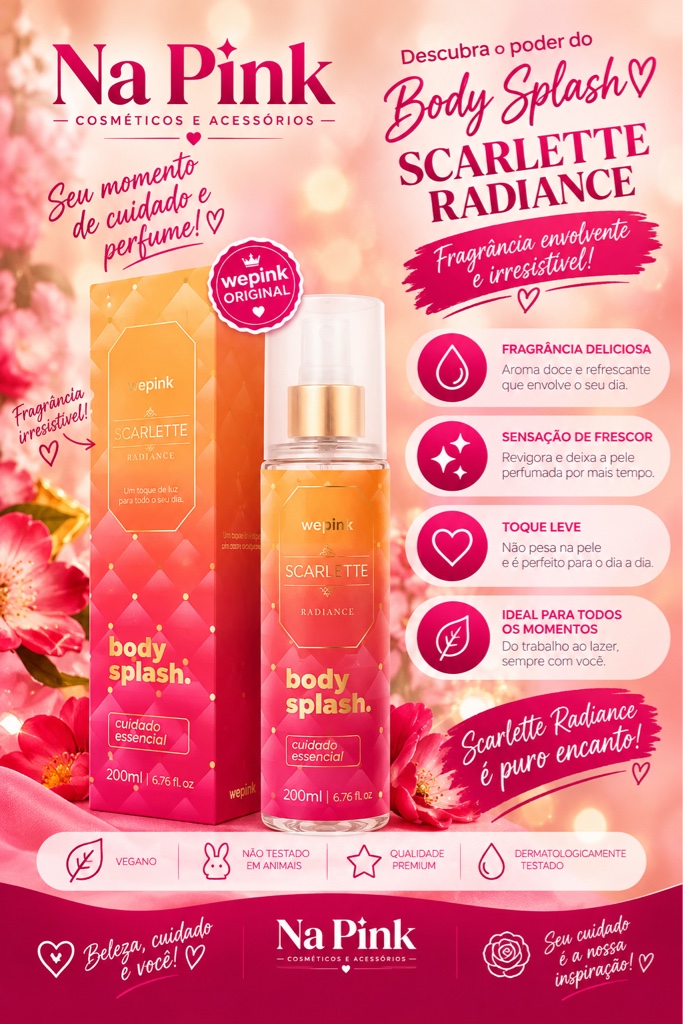 Scarlett Radiance Body Splash 200ml