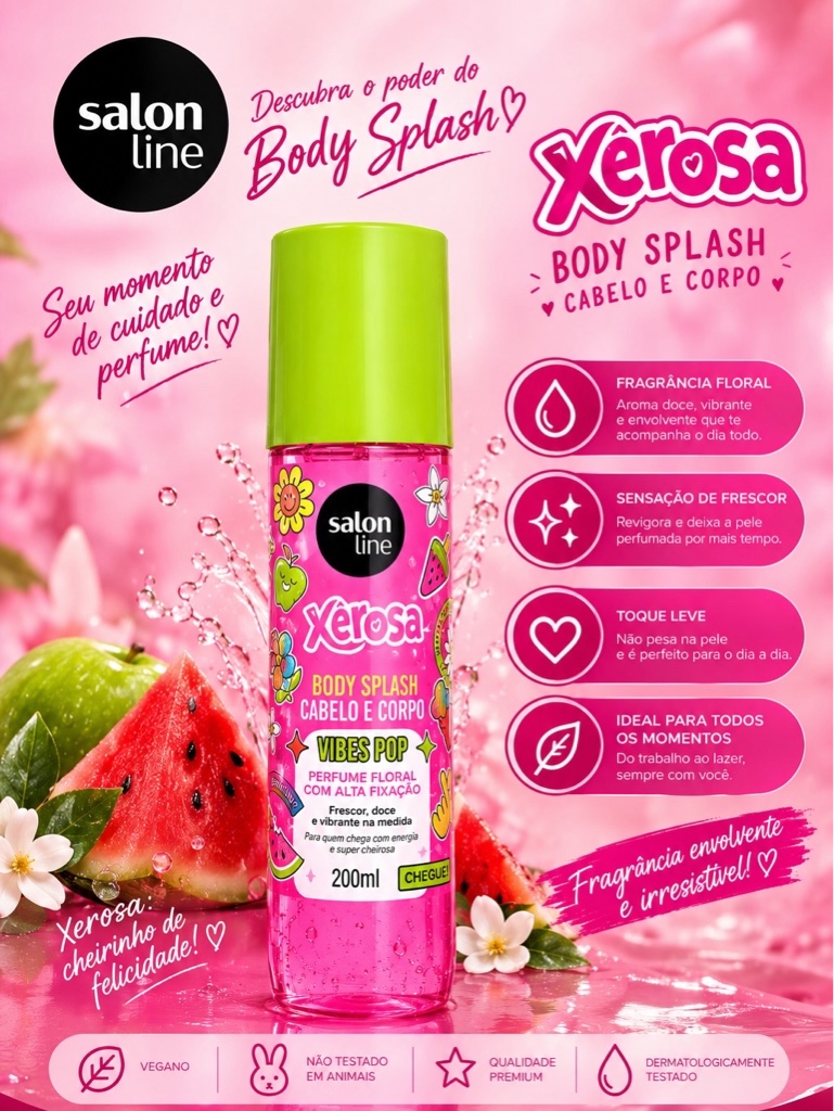 Salon Line Xerosa Body Splash Vibes Pop 200ml